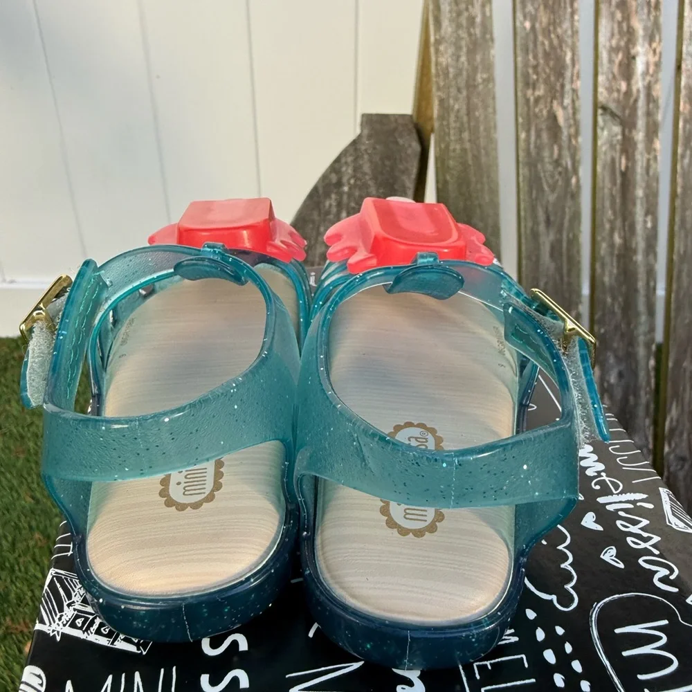 MINI MELISSA ARANHA‎ VIII Popsicle PINK/GREEN Sandals Size  6 NIB